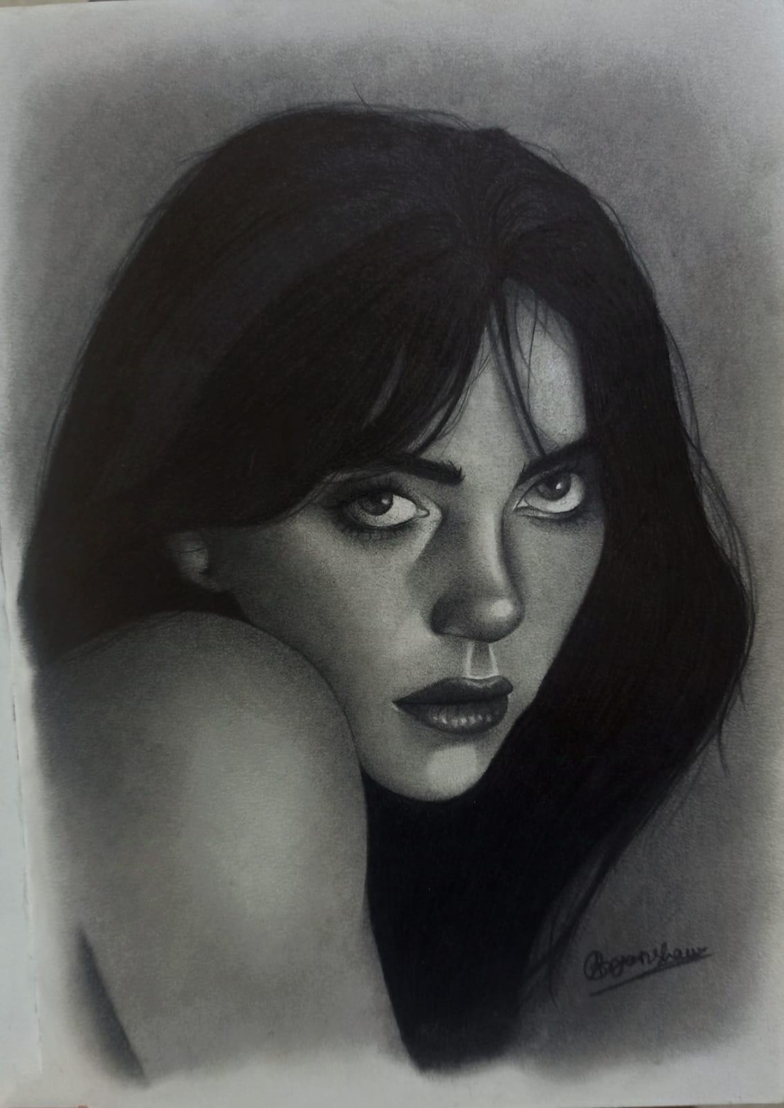 Skull · charcoal